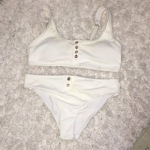 Cheeky White Bikini